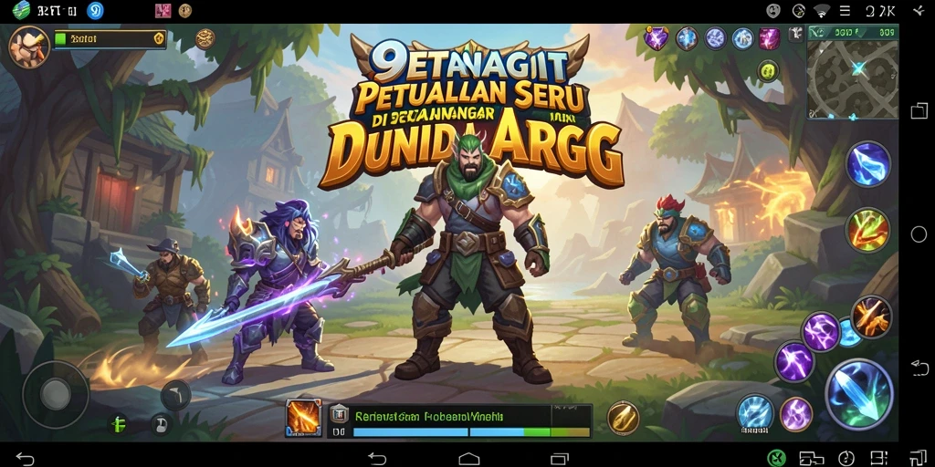 Tampilan gameplay mendebarkan di dunia ARPG 9ET.
