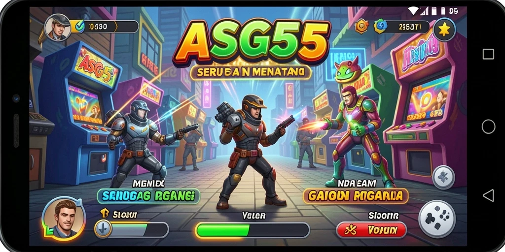 Screenshot dari gameplay memukau ASG55 yang menantang.