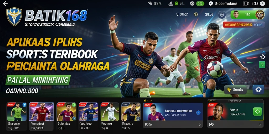 Screenshot utama BATIK168 menampilkan gameplay taruhan olahraga yang menarik.