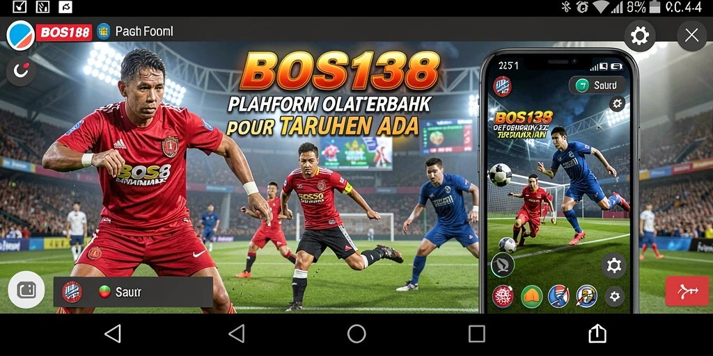 Tampilan utama BOS138 dengan fitur taruhan olahraga yang menarik.