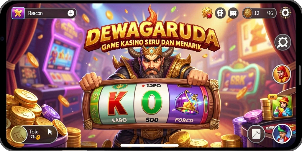 Tampilan gameplay DEWAGARUDA yang menarik dan menegangkan.