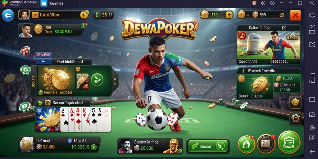 Tampilan gameplay DEWAPOKER yang seru dan interaktif.
