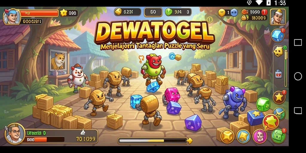 Tampilan gameplay DEWATOGEL yang menarik dan menantang.