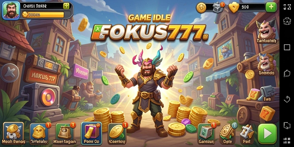 Tampilan gameplay FOKUS777 yang menarik dan menawan.