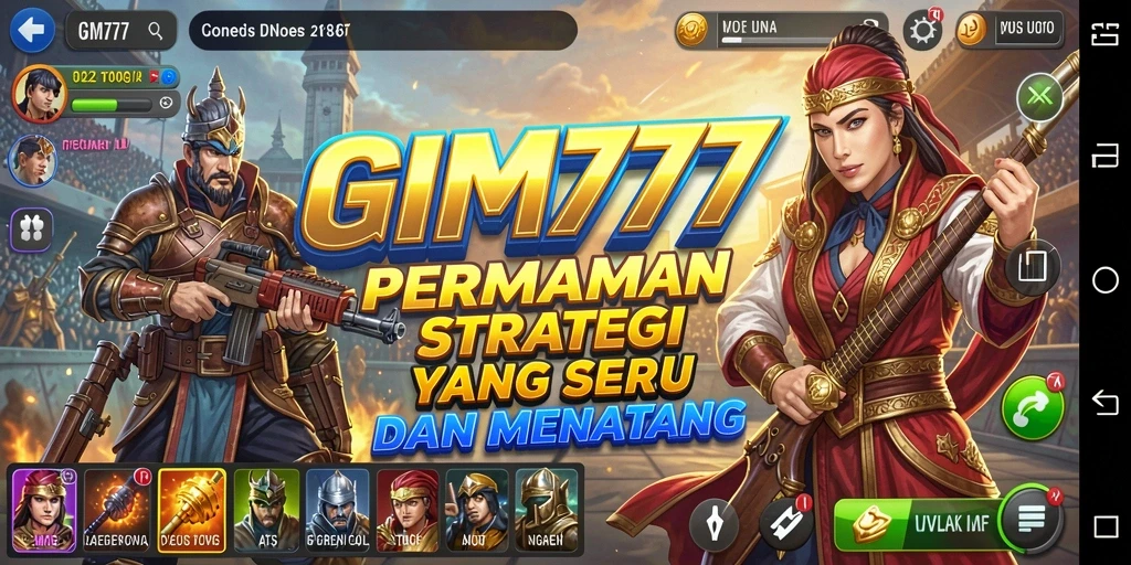 Gameplay seru GIM777 dengan strategi SLG yang menantang.