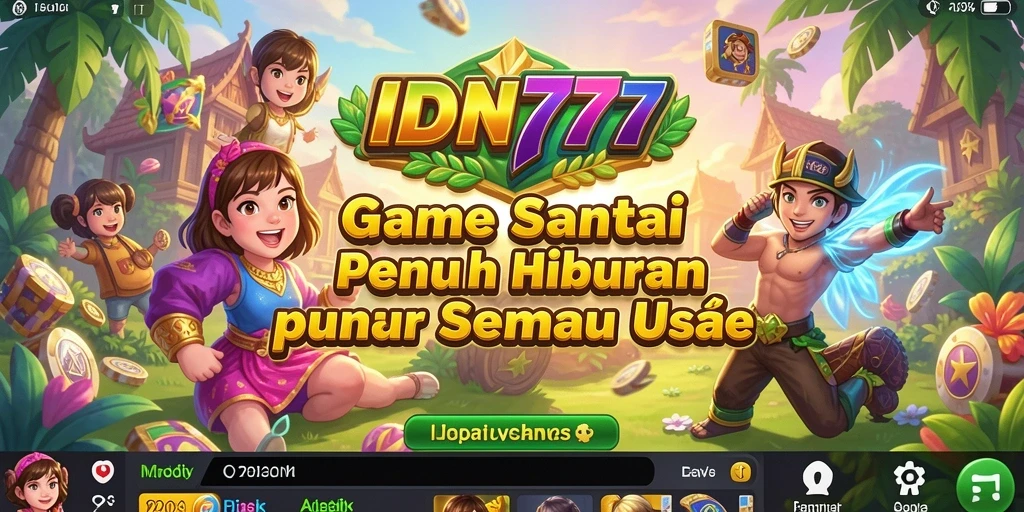 Tampilan gameplay seru dari IDN777 yang penuh tantangan.