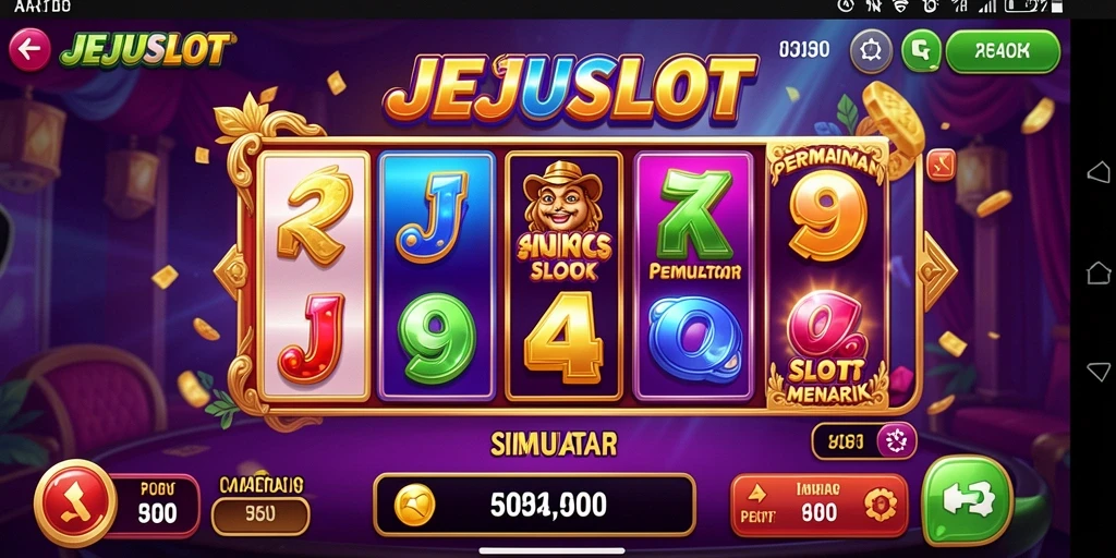 Tangkapan layar menunjukkan gameplay menarik dari JEJUSLOT dengan desain slot yang memukau.