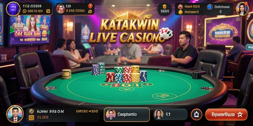 Tampilan gameplay KATAKWIN yang seru dan interaktif dalam Live Casino.