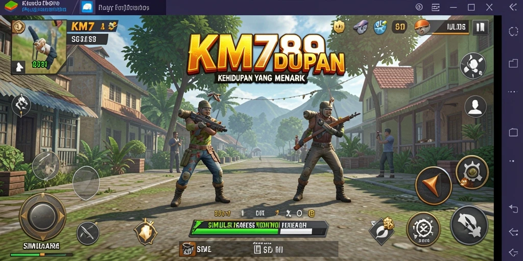 Tampilan menarik dari gameplay KM789 yang menonjolkan suasana simulasi.