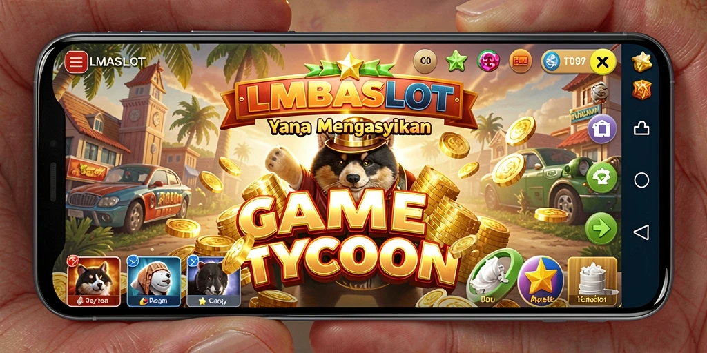 Tangkapan layar utama gameplay LMBASLOT yang seru dan interaktif.