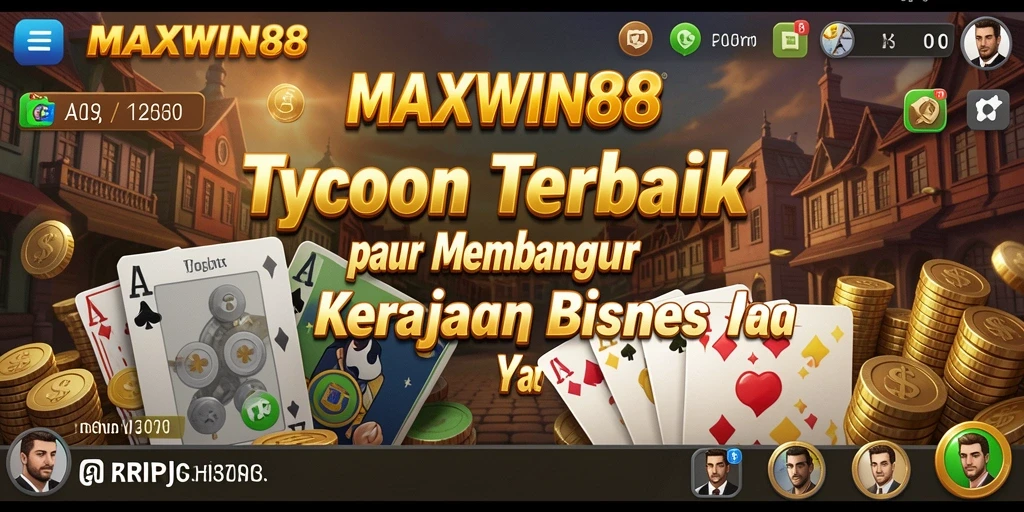 Gameplay Tycoon yang menarik dan penuh strategi.