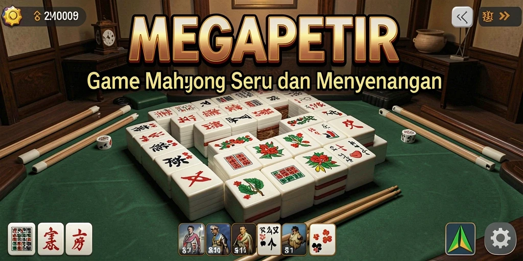 Tampilan gameplay menantang dalam MEGAPETIR yang penuh warna.
