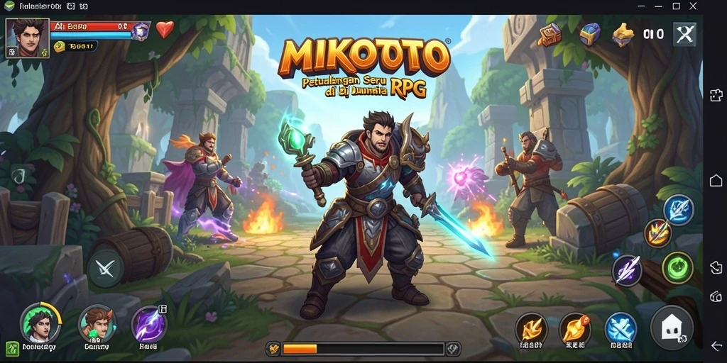 Tampilan gameplay RPG seru di MIKOTOTO dengan karakter dan petualangan menarik.