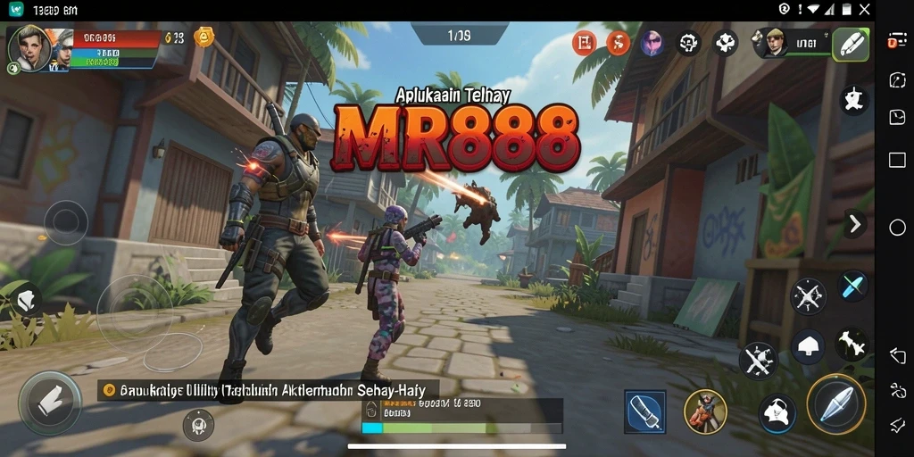 Tampilan antar muka MR888 dengan fitur Utility yang menonjol.