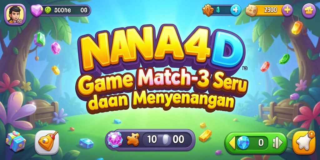 Tampilan gameplay NANA4D yang seru dan menantang di setiap level.