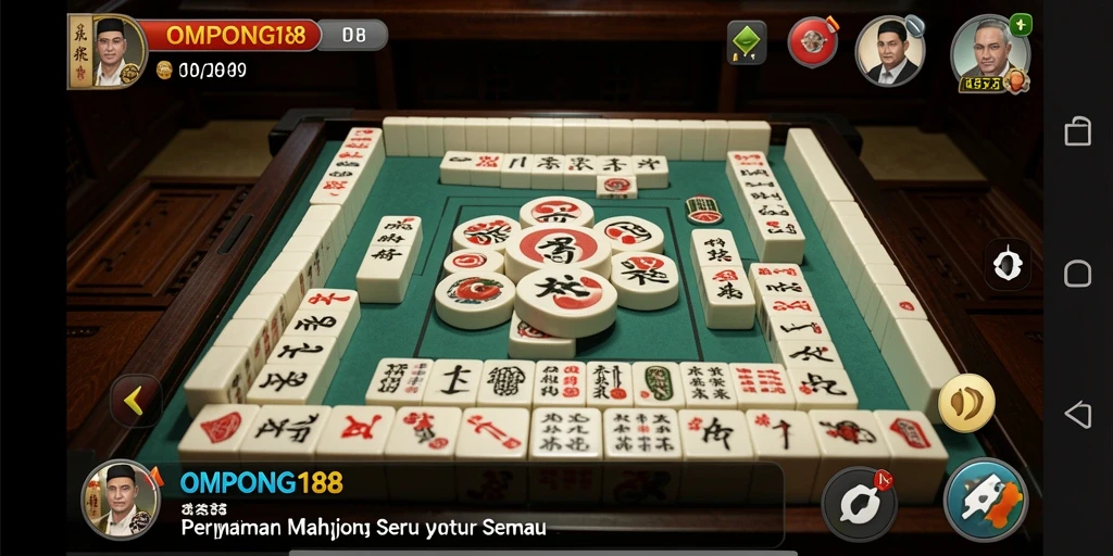 Screenshot gameplay OMPONG188 yang seru dan menantang.