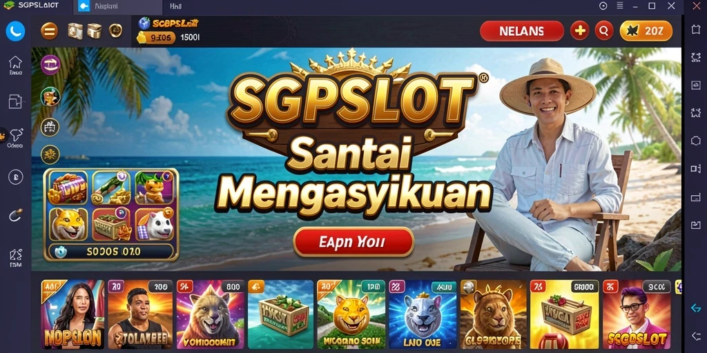 Tampilan gameplay SGPSLOT dengan berbagai tema slot yang menarik.