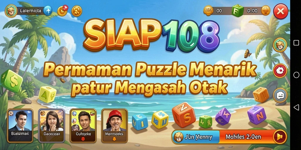 Tampilan menakjubkan dari gameplay Puzzle SIAP108.
