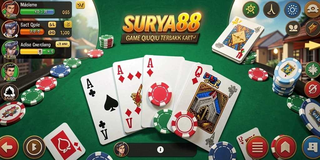 Tampilan gameplay QiuQiu yang menarik dan seru.